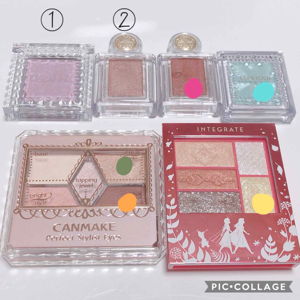 【旧品】パーフェクトスタイリストアイズ/キャンメイク/アイシャドウパレットを使ったクチコミ(2枚目)