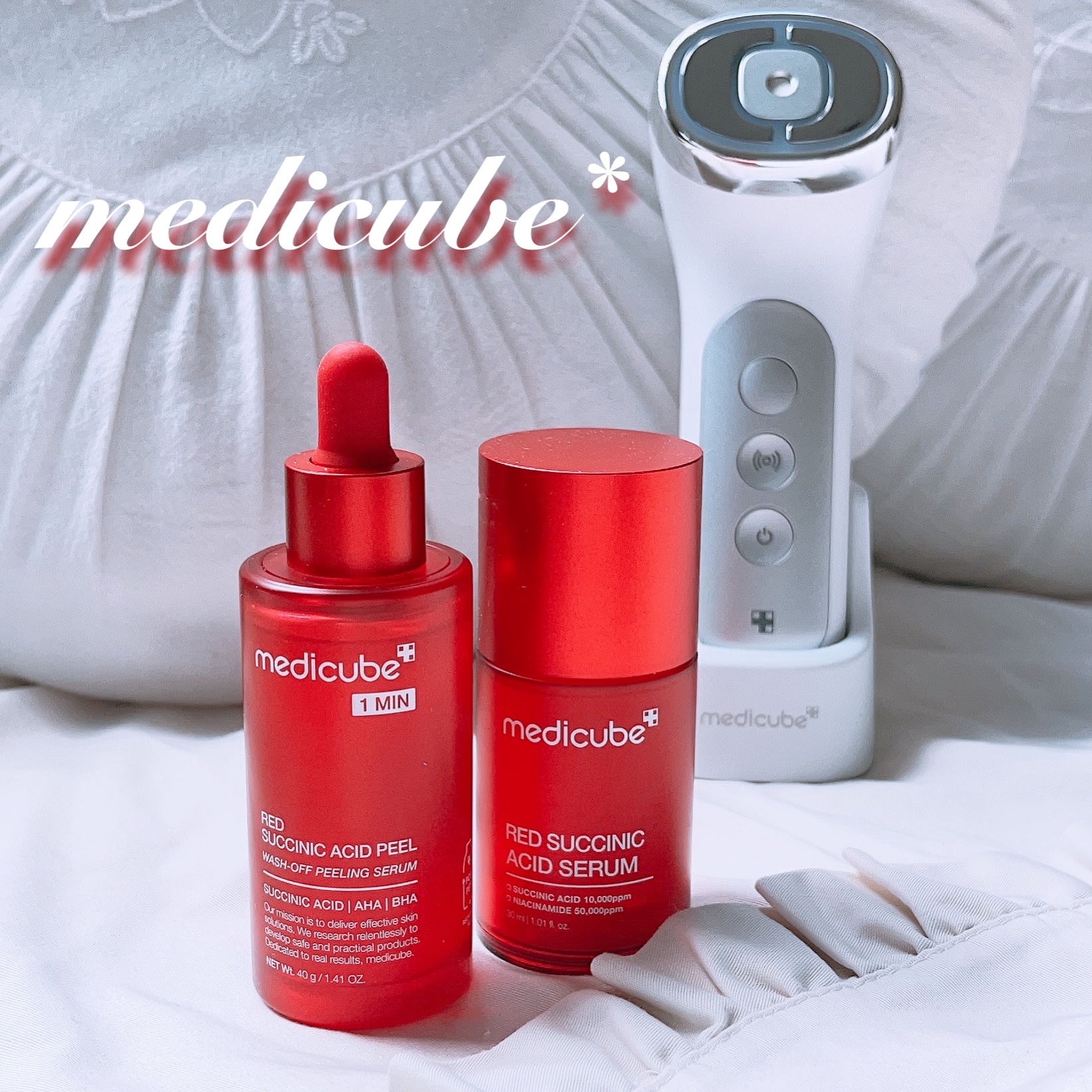 レッドアクネピーリングセラム/MEDICUBE/美容液を使ったクチコミ（1枚目）