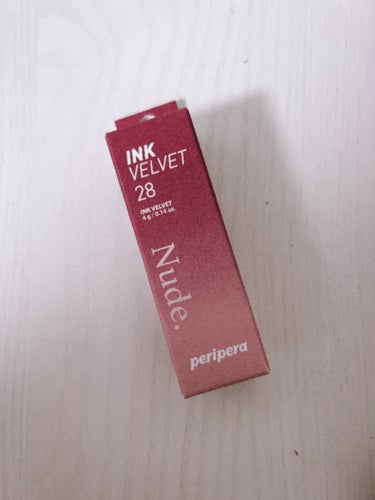 インク ベルベット 28 MAUVEFUL NUDE/PERIPERA/口紅を使ったクチコミ（2枚目）