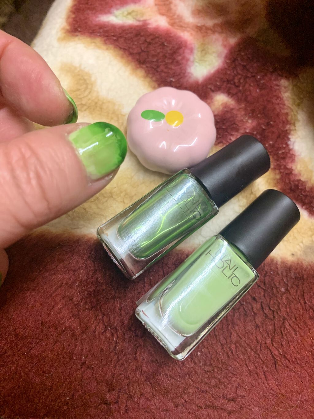 ルックアット マイアイズ GR711 ティールグリーン（生産終了）/ETUDE/単色アイシャドウを使ったクチコミ（2枚目）