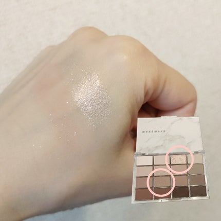 ソフトブラーリングアイパレット/wakemake/アイシャドウパレットを使ったクチコミ(5枚目)