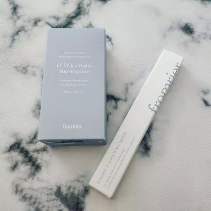 EGFシカウォーターサンアンプル/fromrier/日焼け止めローションを使ったクチコミ(6枚目)