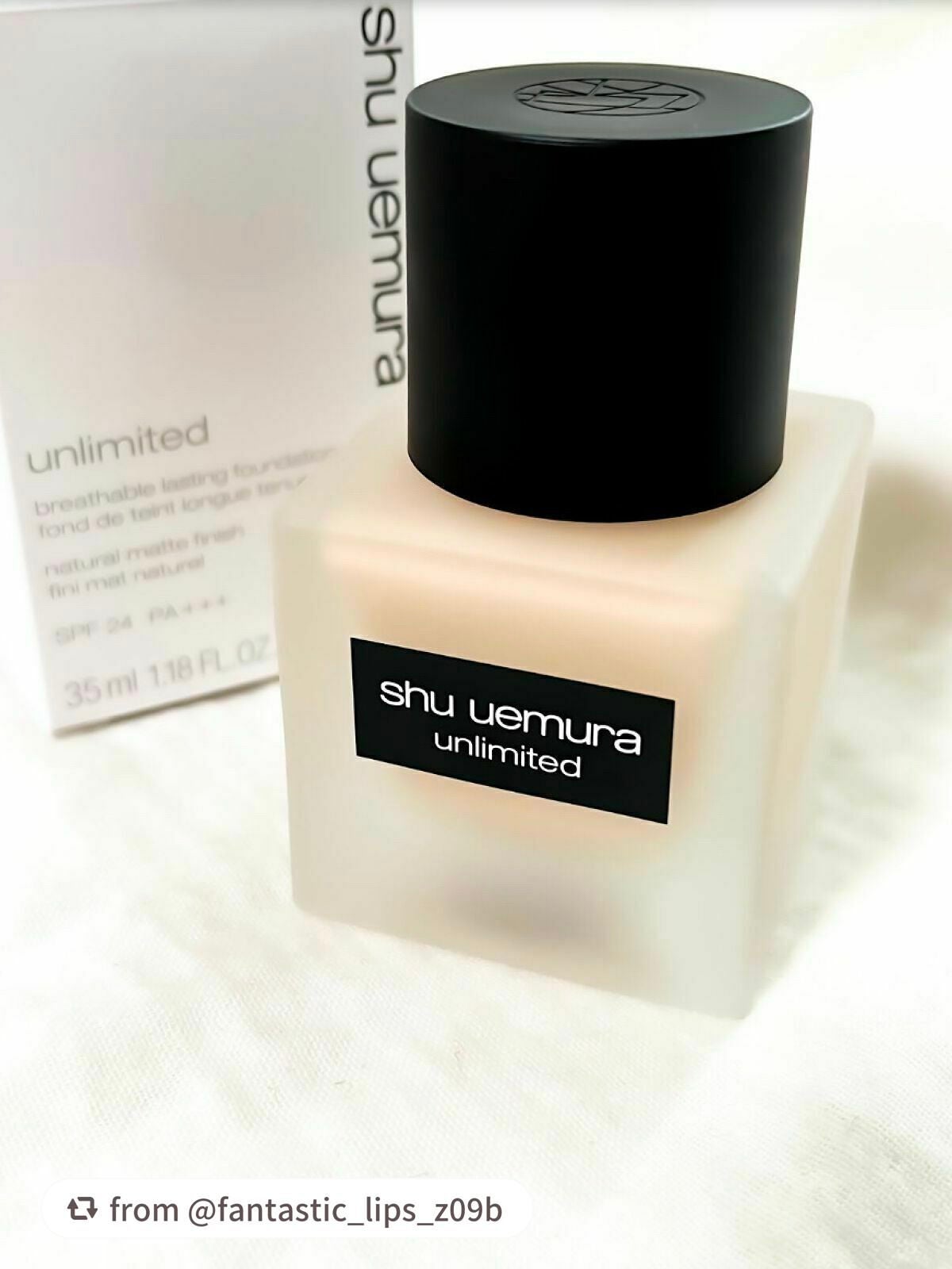 (旧)アンリミテッド ラスティング フルイド/shu uemura/リキッドファンデーションを使ったクチコミ(7枚目)