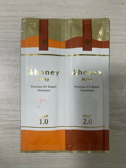 ミルキー プレシャス EX リペア シャンプー1.0 / ヘアトリートメント2.0/&honey/市販シャンプーを使ったクチコミ(1枚目)