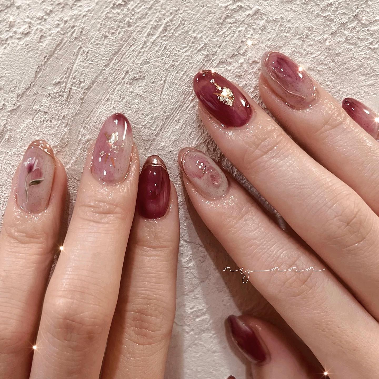 #クリスマスネイルのネイルデザイン