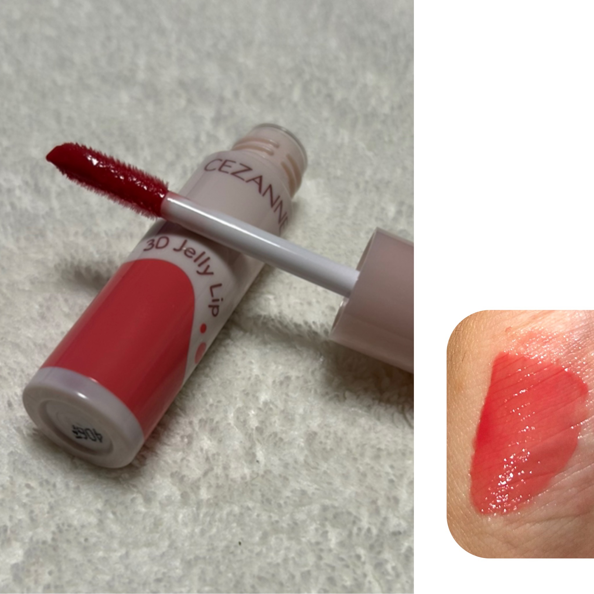 3Dジェリーリップ/CEZANNE/口紅・グロス・リップライナー・リップケアを使ったクチコミ（2枚目）
