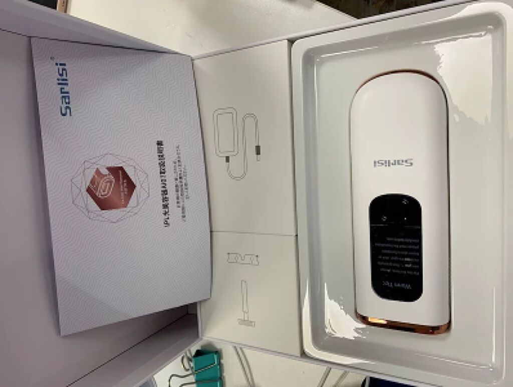 Sarlisi 脱毛器 冷感 家庭用のクチコミ「今まで光脱毛は経験がありませんが

レベル9でも耐えられる痛さでした使い始めて

ピリ.....」（1枚目）