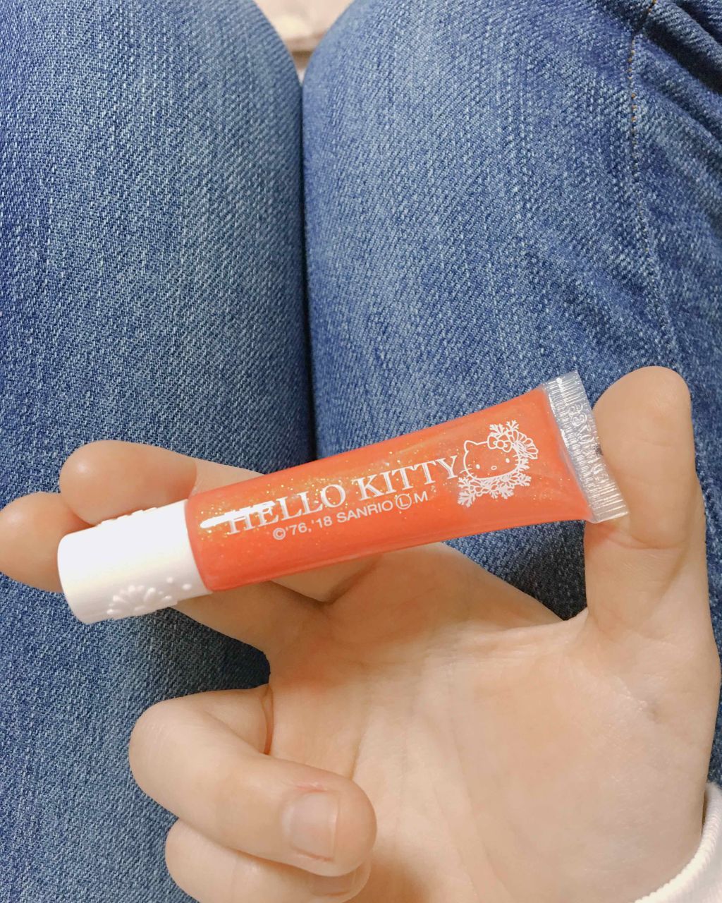 Blooming Kitty リップグロス/DAISO/リップグロスを使ったクチコミ(1枚目)