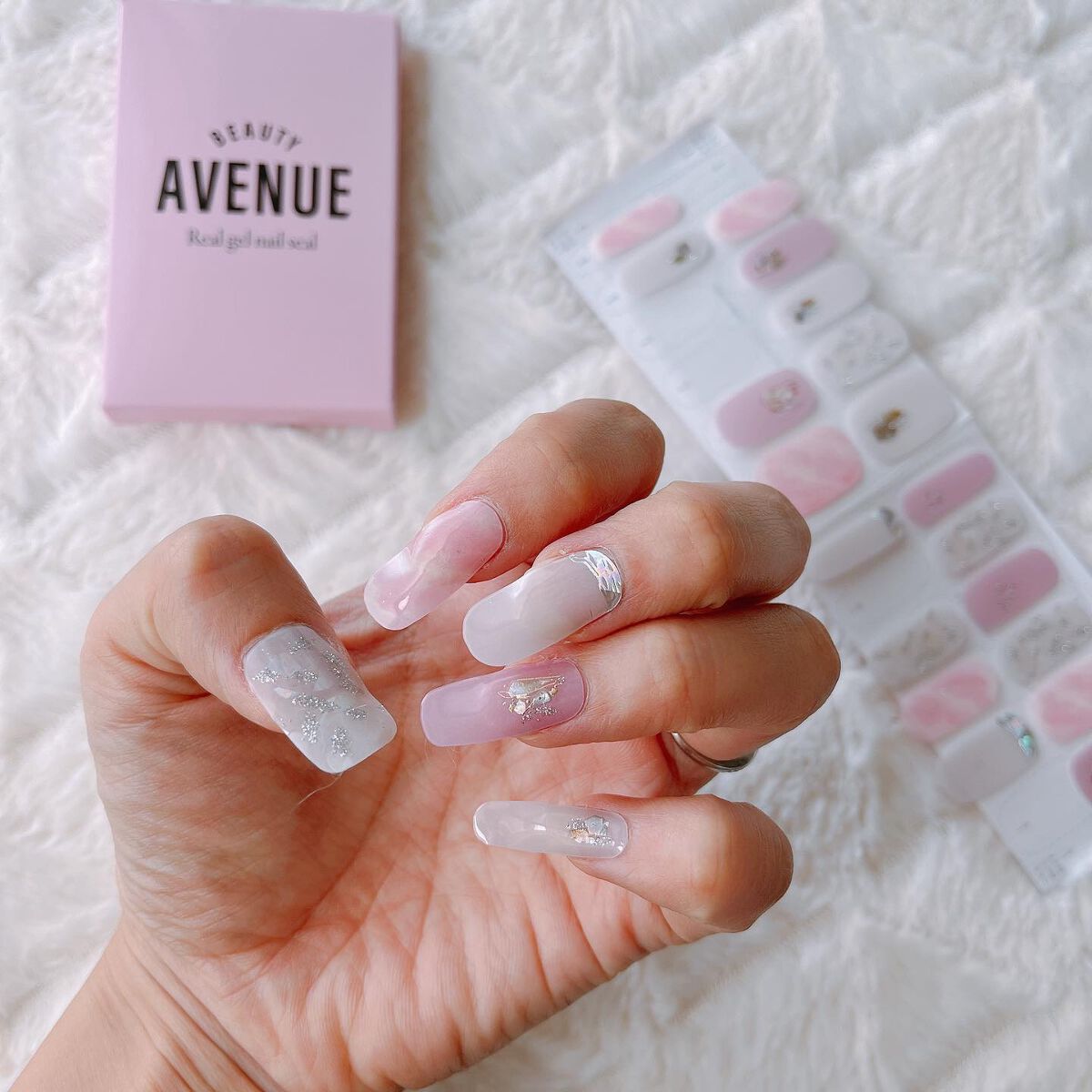 リアルジェルネイルシール/BEAUTY AVENUE/ネイルシールを使ったクチコミ(6枚目)