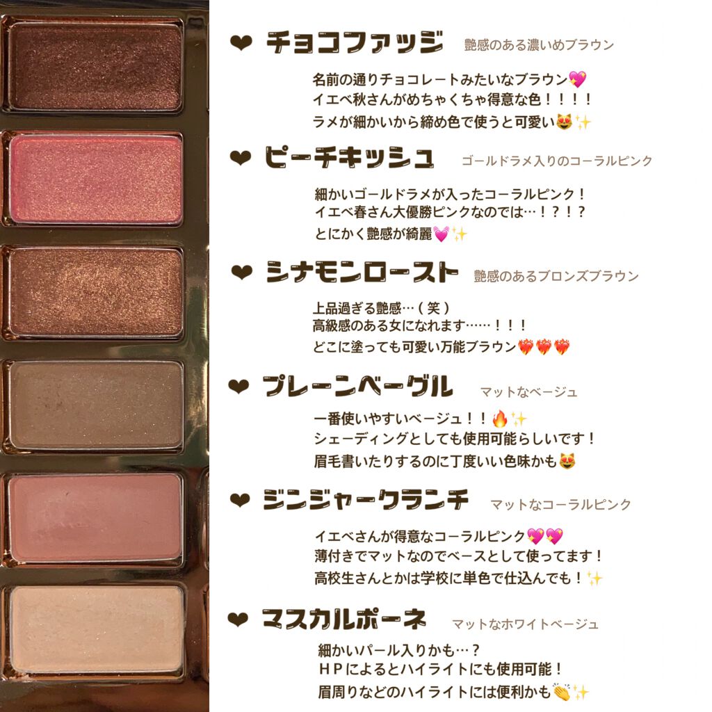 バレンタインボックス/VAVI MELLO/アイシャドウパレットを使ったクチコミ（2枚目）