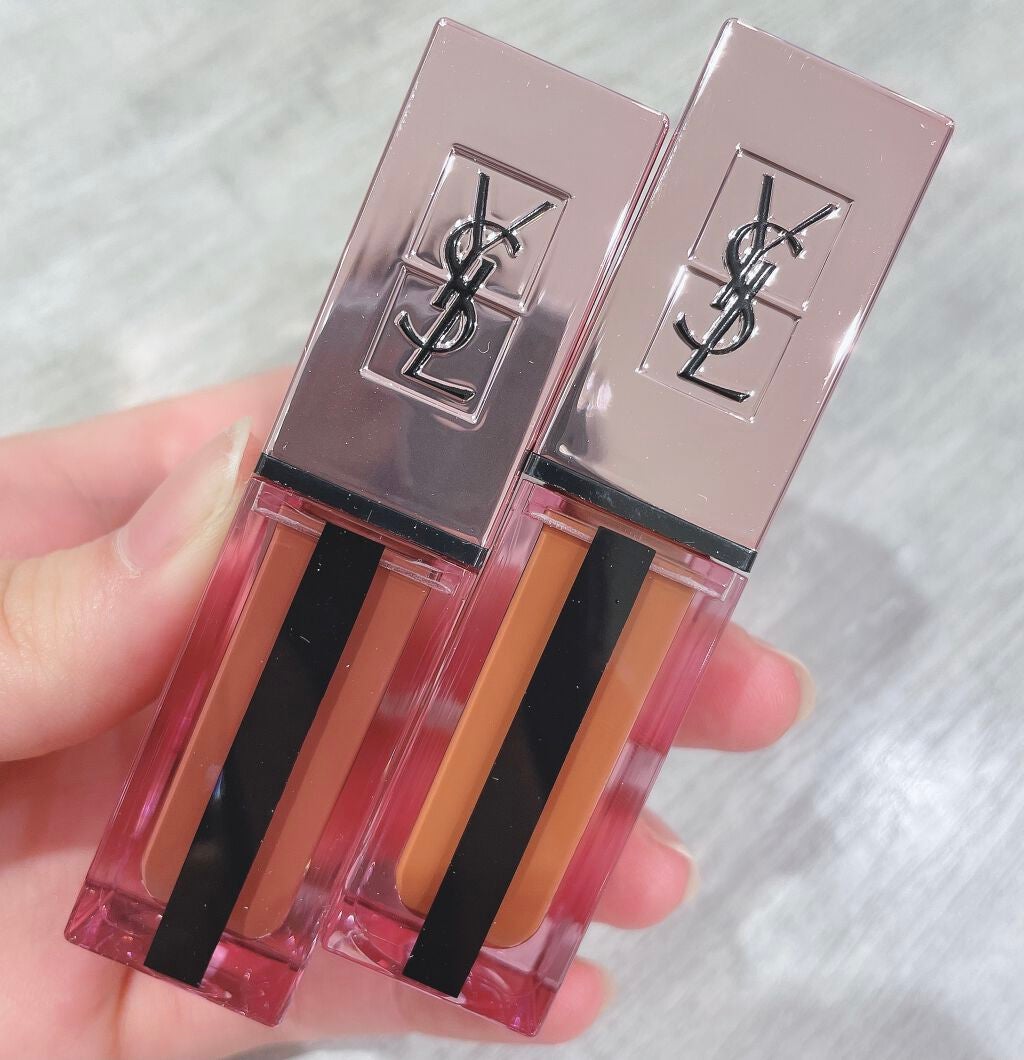 ルージュ ピュールクチュール ヴェルニ ウォーターグロウ/YVES SAINT LAURENT BEAUTE/口紅を使ったクチコミ(1枚目)