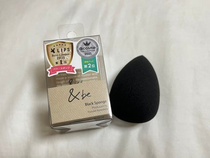 &be ブラックスポンジ/&be/パフ・スポンジを使ったクチコミ(1枚目)