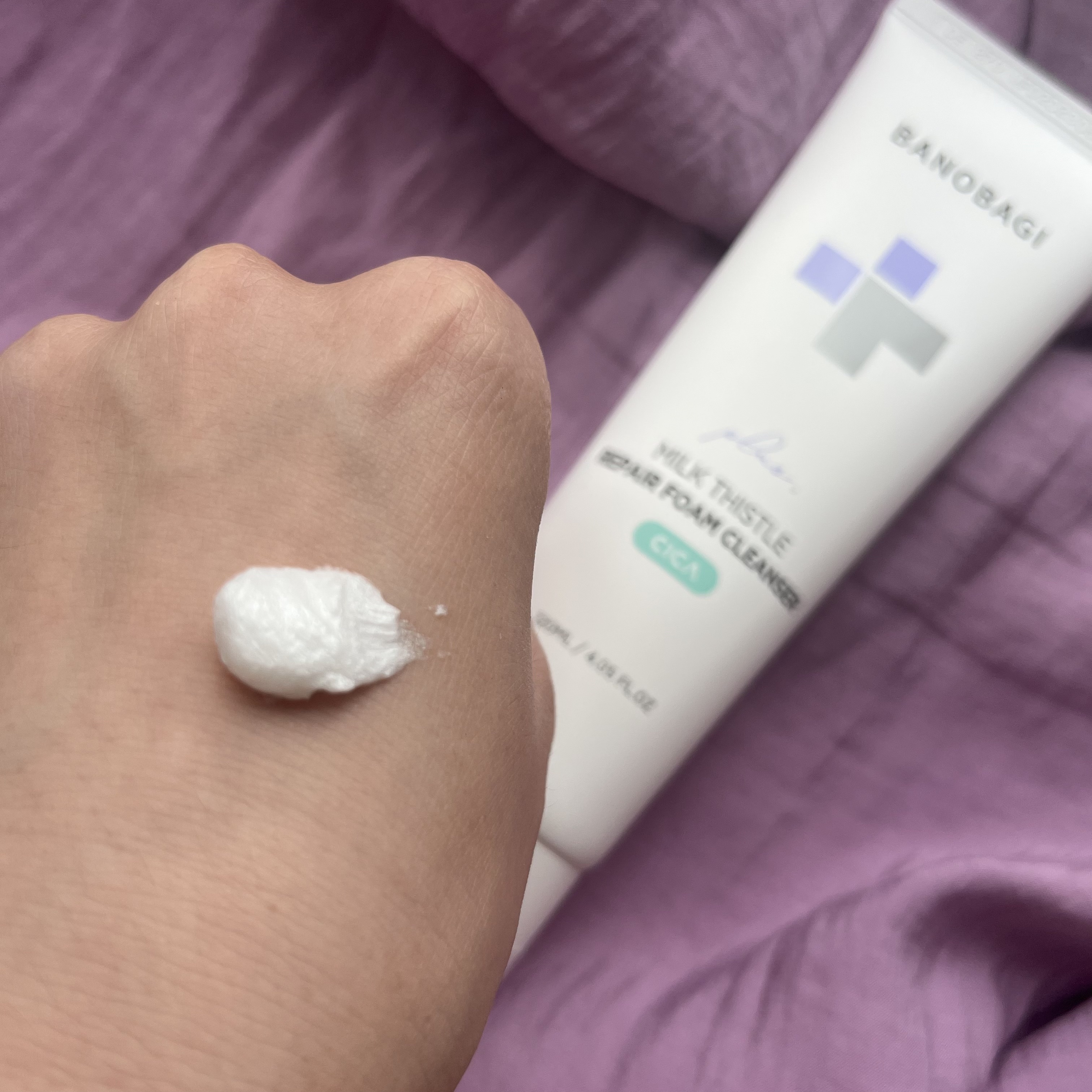 ミルクシスルリペアシカフォームクレンザー プラス/BANOBAGI/洗顔フォームを使ったクチコミ（3枚目）