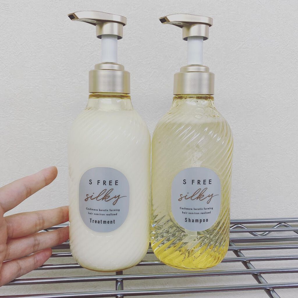 シャンプー シルキースムース／トリートメント シルキースムース  トリートメント/S FREE/市販シャンプーを使ったクチコミ（2枚目）