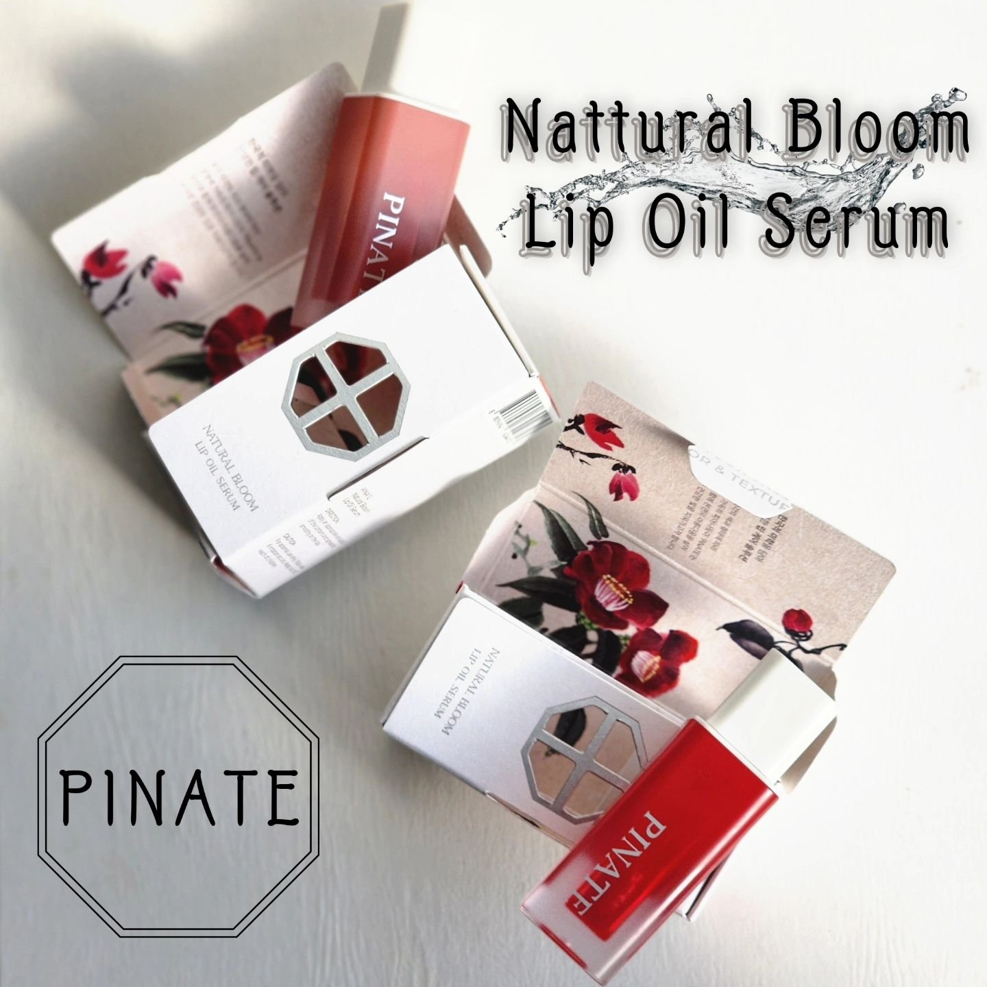ナチュラルリップオイルセラム/PINATE/リップグロスを使ったクチコミ（1枚目）