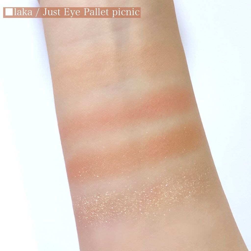 ジャストアイパレット/Laka/アイシャドウパレットを使ったクチコミ(2枚目)