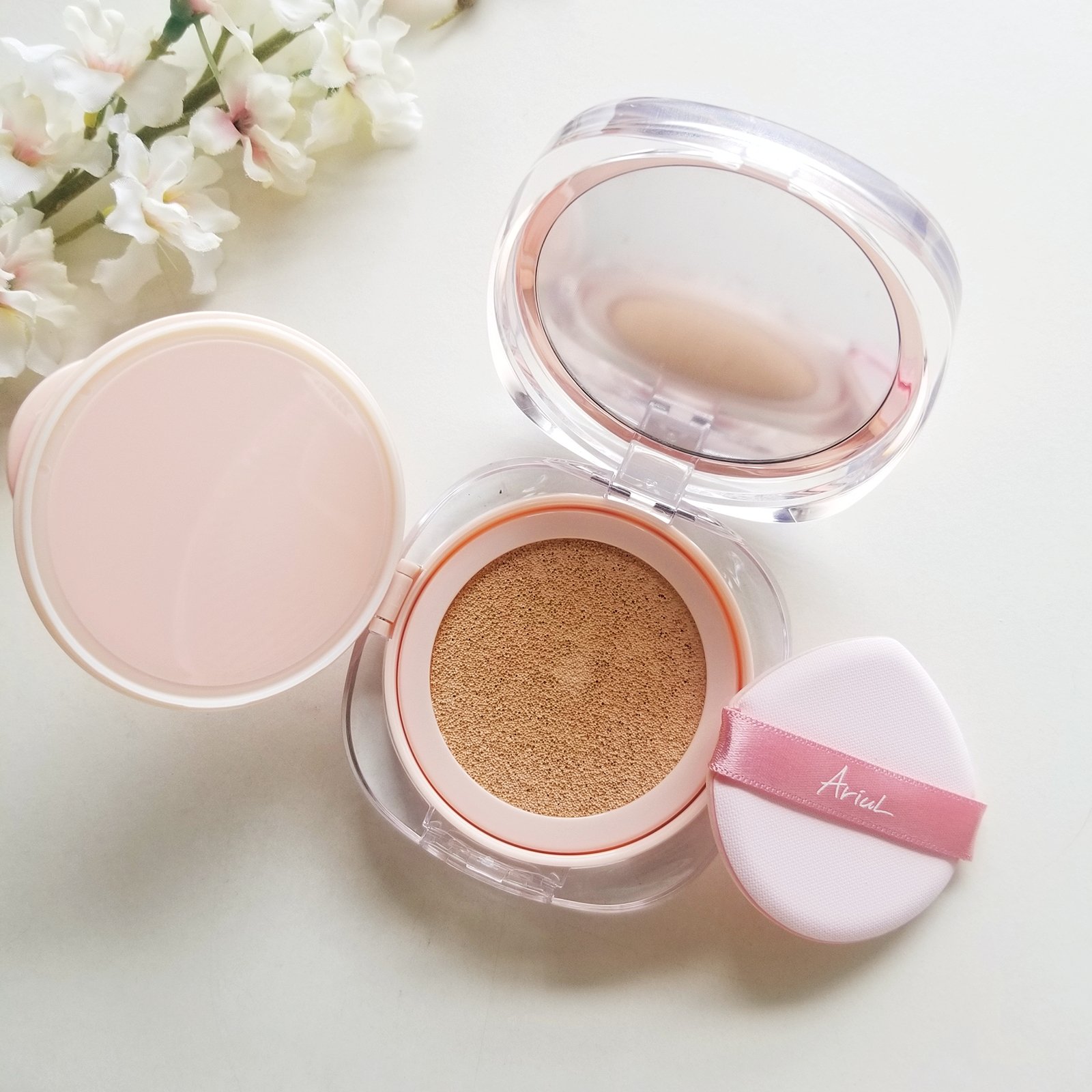 アリウル インクフェザーカバーラスティングクッション/Ariul/クッションファンデーションを使ったクチコミ（3枚目）