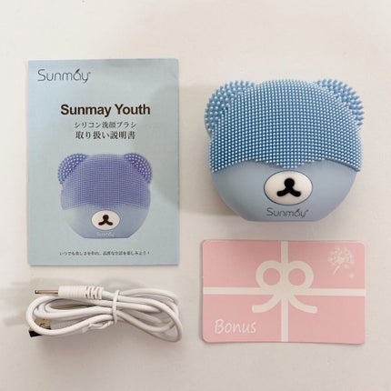 萌えクマ洗顔ブラシ/Sunmay/美顔器・マッサージを使ったクチコミ(4枚目)