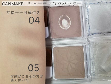 シェーディングパウダー/キャンメイク/シェーディングを使ったクチコミ(3枚目)