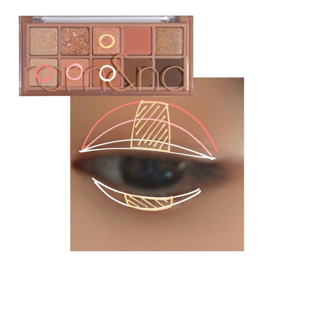 ベターザンパレット/rom&nd/アイシャドウパレットを使ったクチコミ(2枚目)