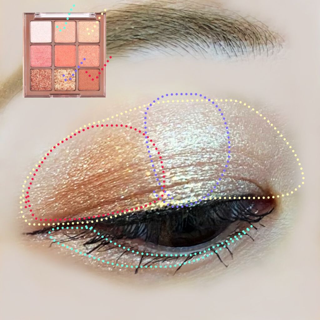 ワンピックアイシャドウパレット/APLIN/アイシャドウパレットを使ったクチコミ(4枚目)