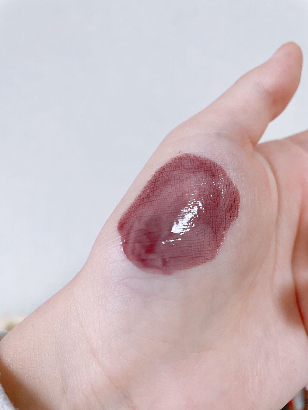 ケアオイルティントリップ 505 ブラックベリー/CandyDoll/リップティントを使ったクチコミ（3枚目）