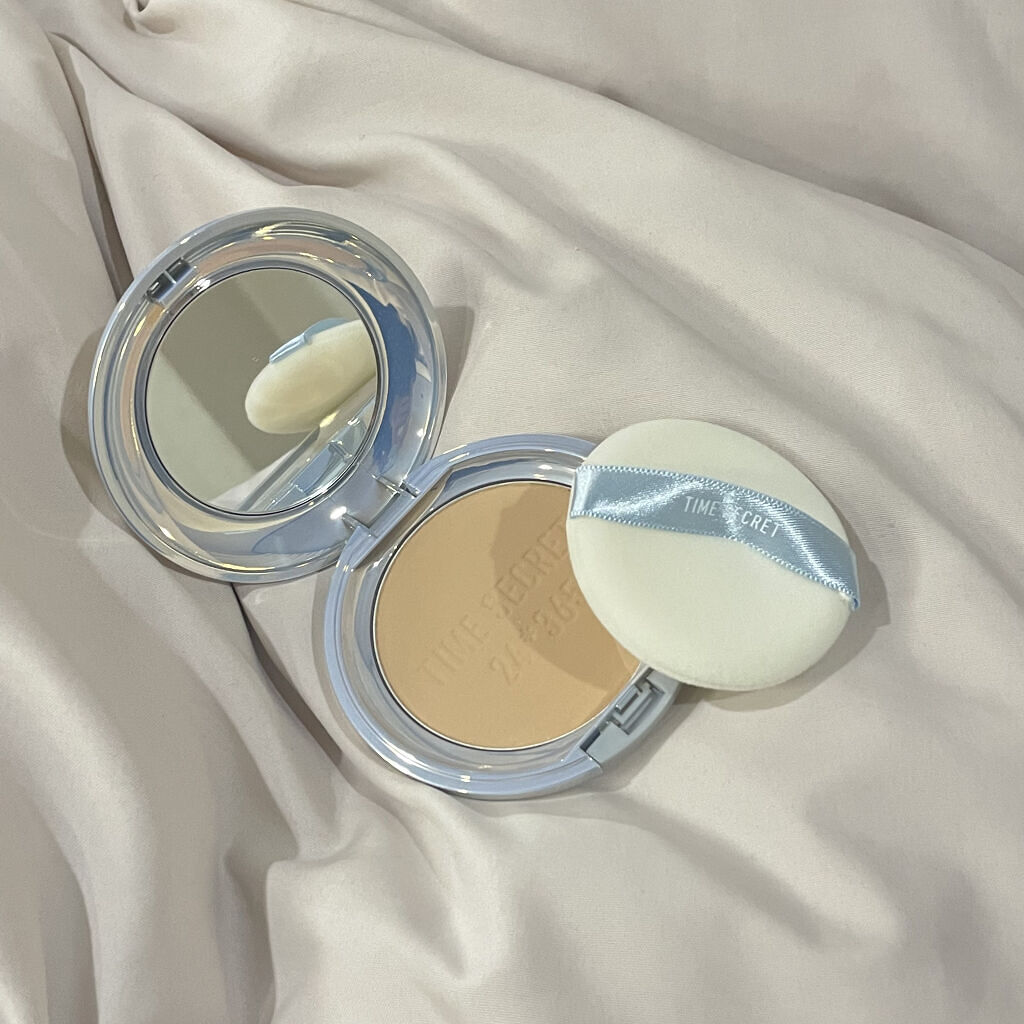 タイムシークレット ミネラルプレストパウダー クール/TIME SECRET/プレストパウダーを使ったクチコミ（1枚目）