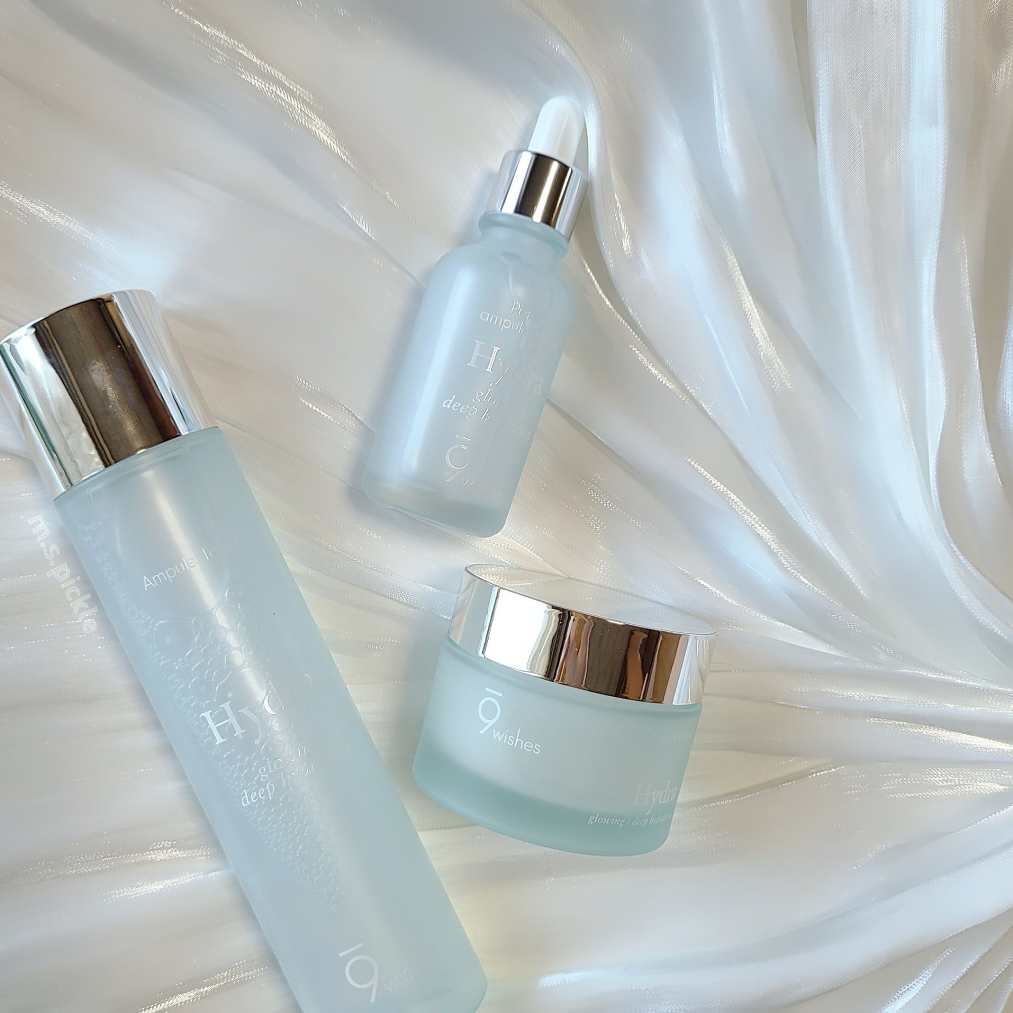 ハイドラアンプルクリーム/9Wishes/フェイスクリームを使ったクチコミ（1枚目）