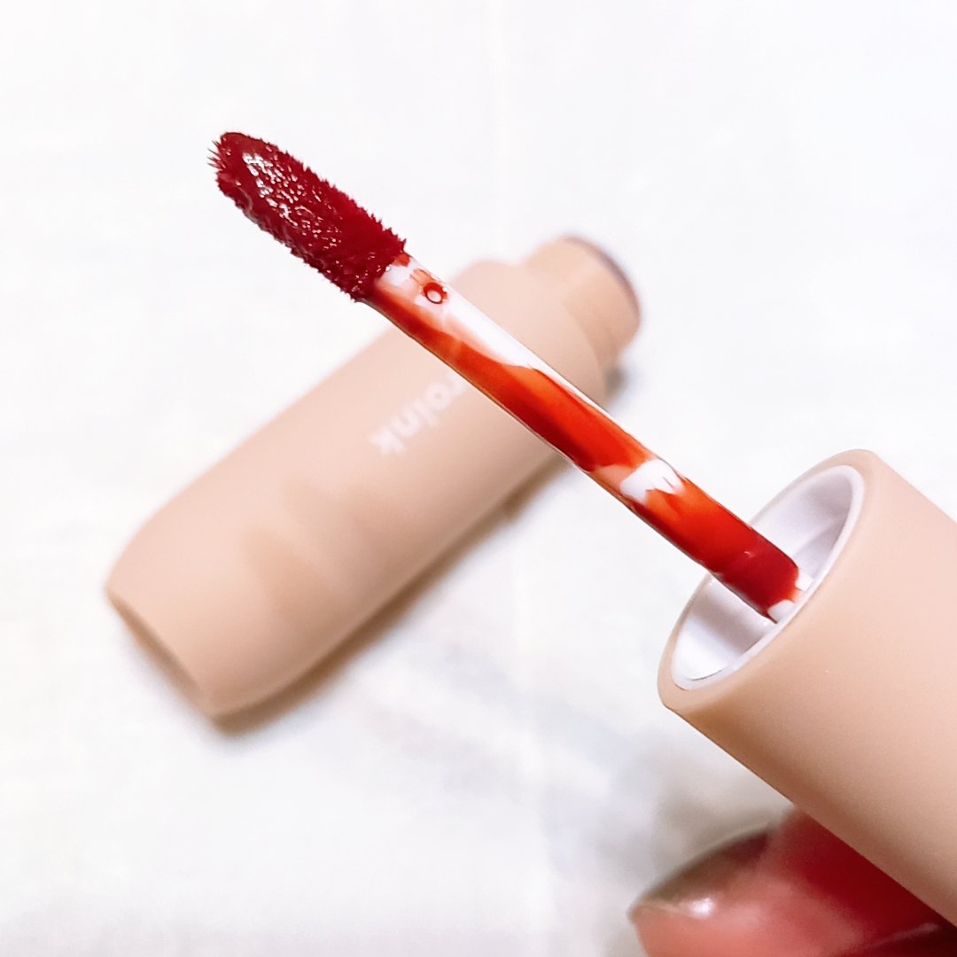 マイカラーフォーミーリップティントN 04 デイジーレッド/myroink/リップティントを使ったクチコミ（3枚目）