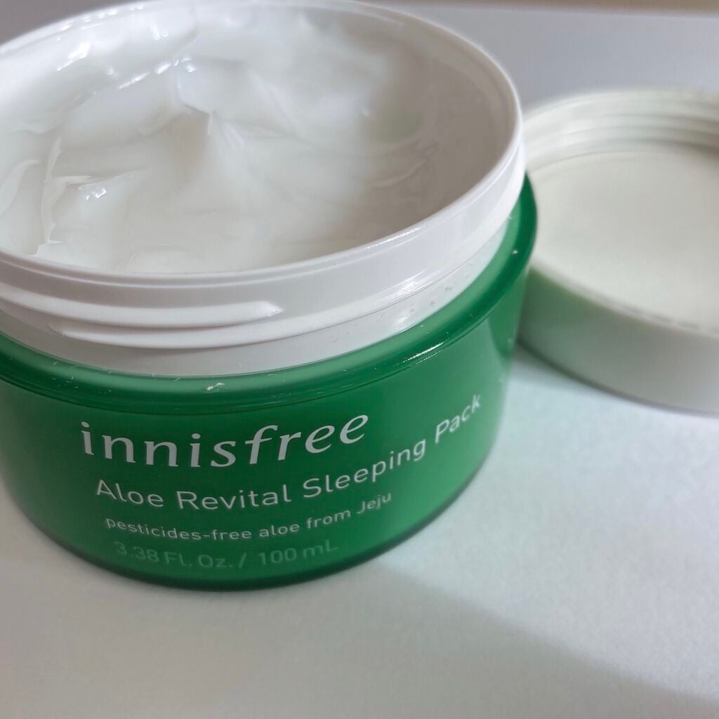 アロエバイタル スリーピングパック/innisfree/洗い流すパック・マスクを使ったクチコミ(4枚目)