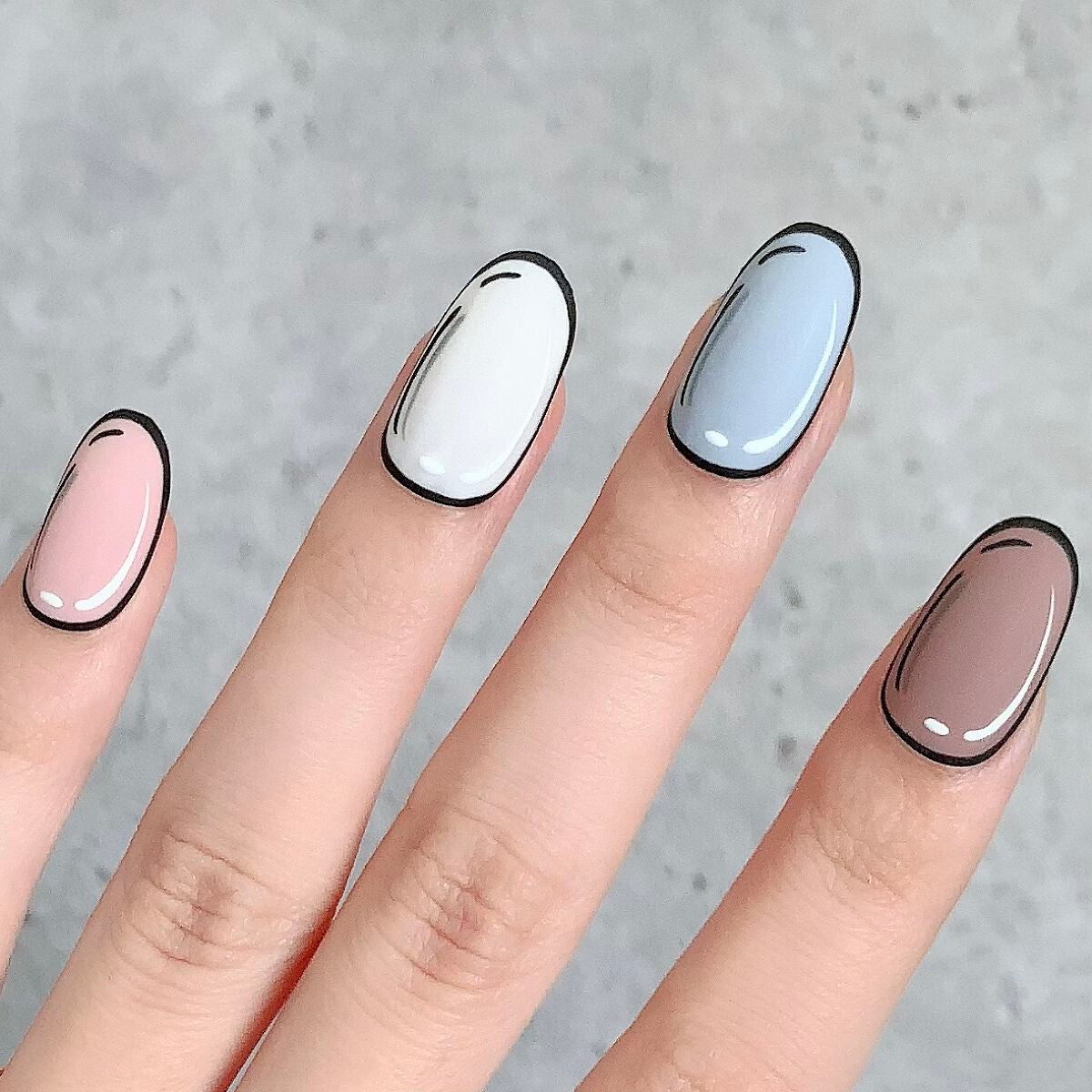 BRG ジェルネイル/DAISO/ジェルネイルを使ったクチコミ(4枚目)