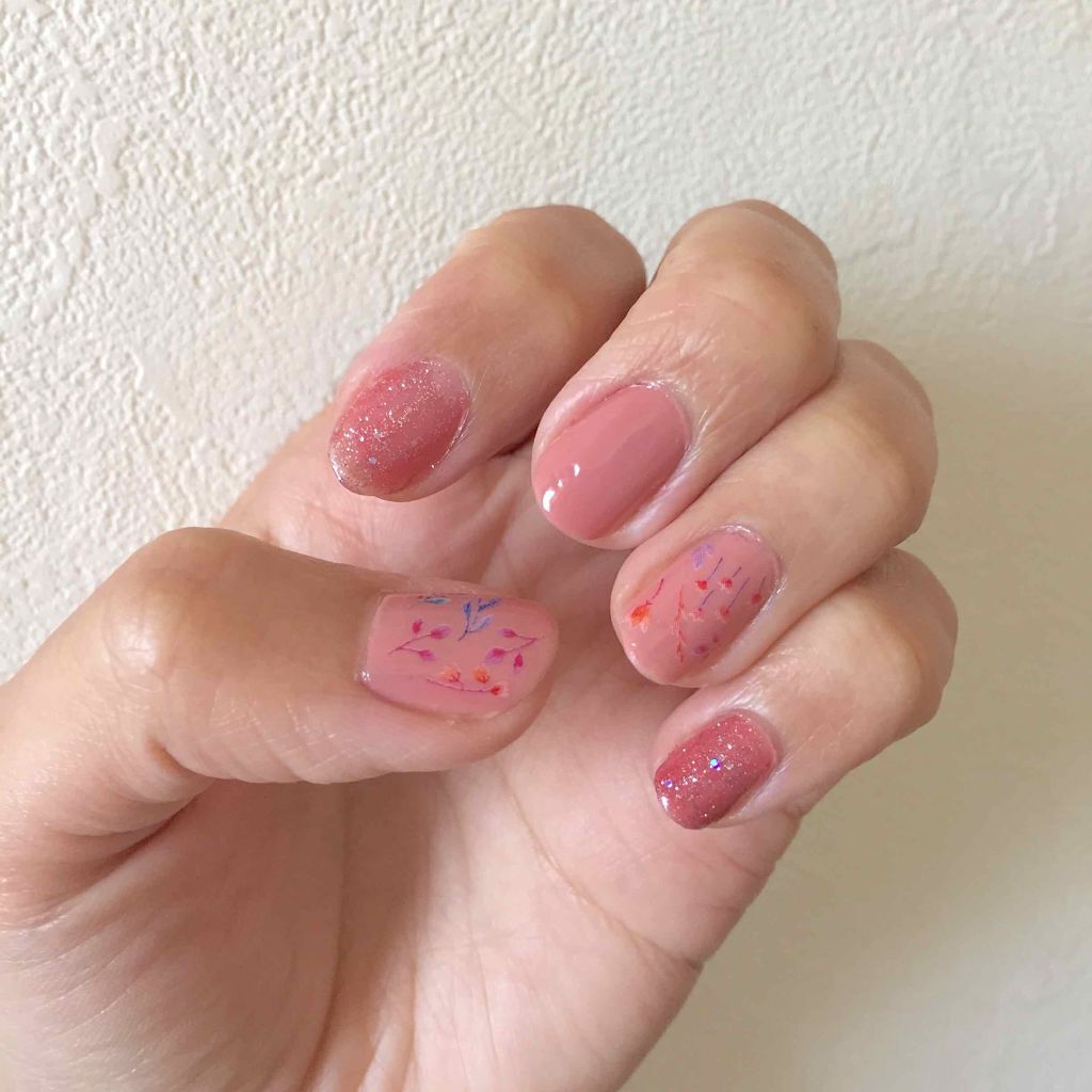 マイメロ ネイル/DAISO/マニキュアを使ったクチコミ（1枚目）