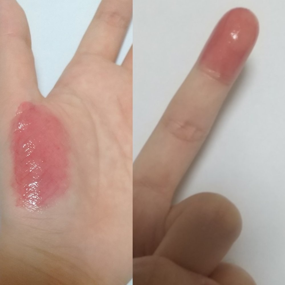 アンドバイロムアンド　グラッシーボムティント/&nd by rom&nd/リップティントを使ったクチコミ（2枚目）