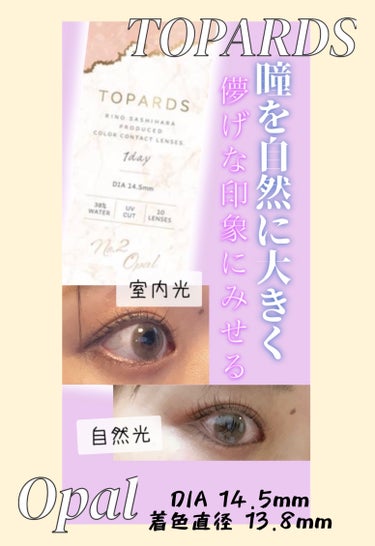 TOPARDS 1day/TOPARDS/ワンデー（１DAY）カラコンを使ったクチコミ（1枚目）