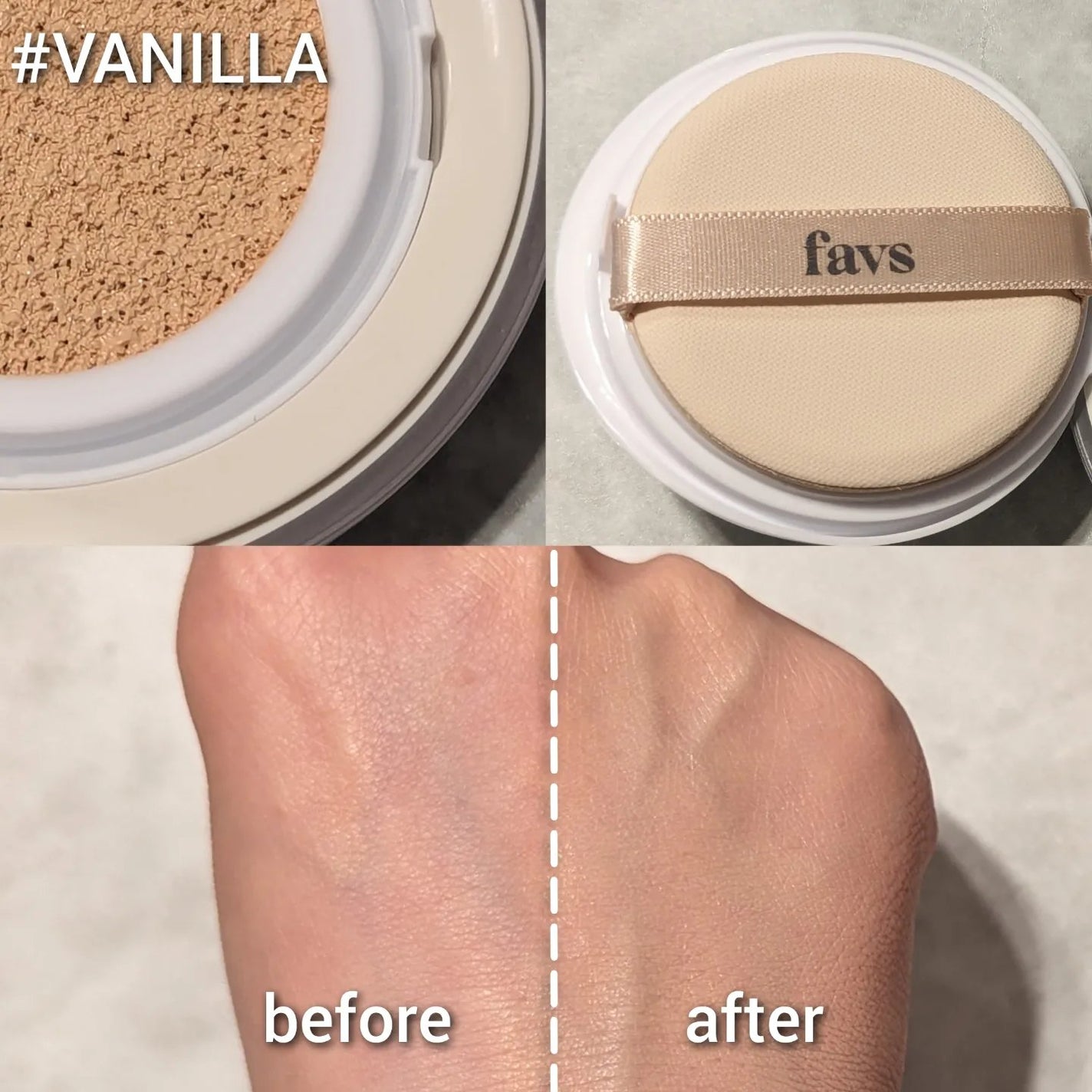 カーミンググロウアップクッションファンデーション/favs/リキッドファンデーションを使ったクチコミ(2枚目)