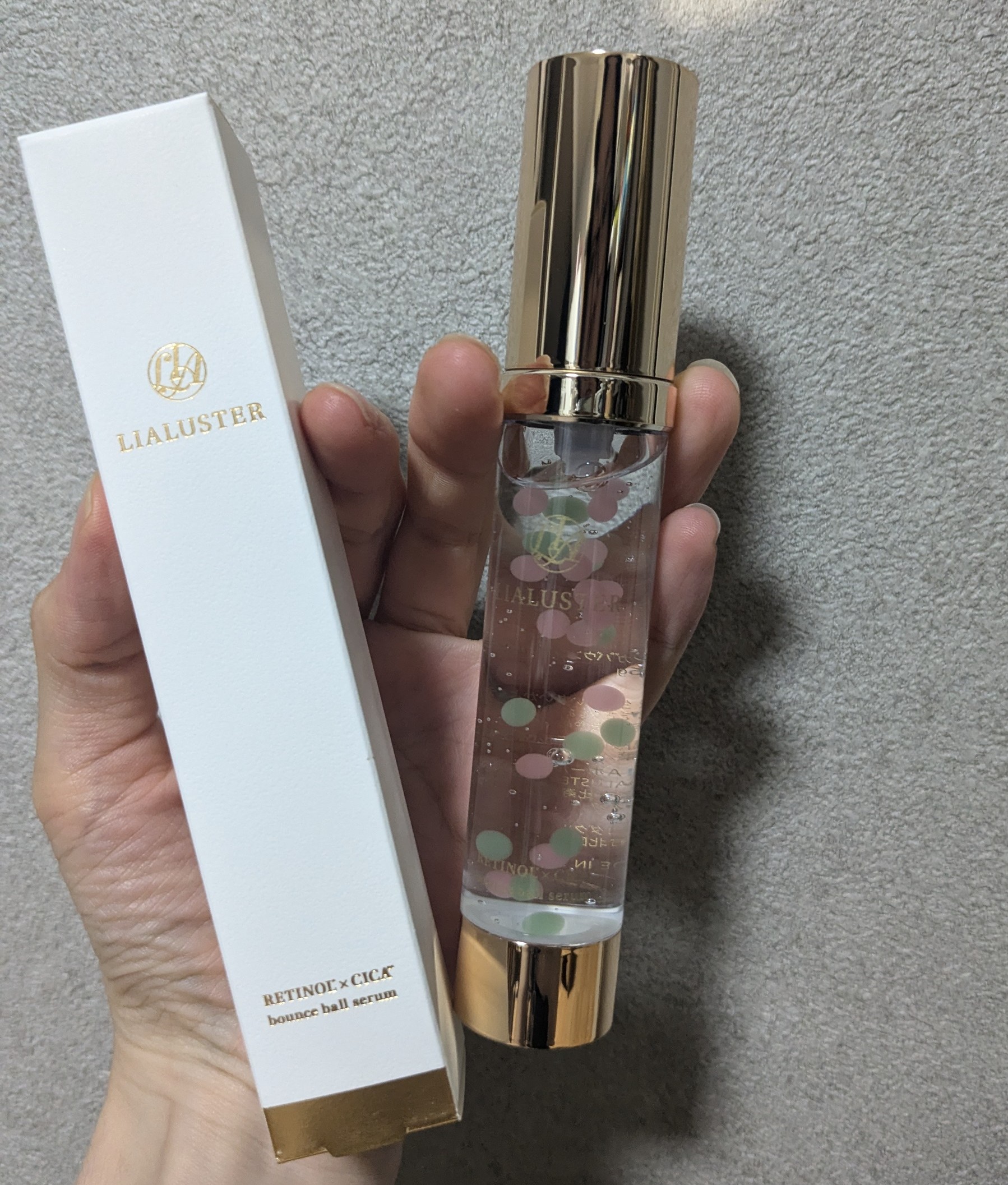 レチノール×シカ バウンスボールセラム/LIALUSTER/美容液を使ったクチコミ（1枚目）