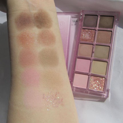 シーズナルブレンディングアイシャドウパレット/Peach C/アイシャドウパレットを使ったクチコミ(3枚目)