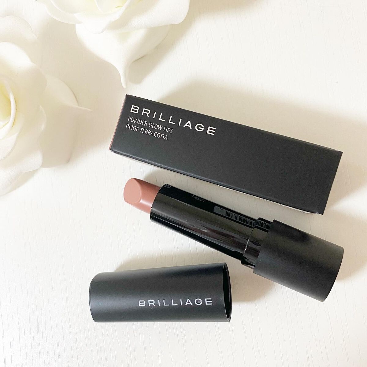 パウダーグローリップス/ブリリアージュ/口紅を使ったクチコミ（1枚目）