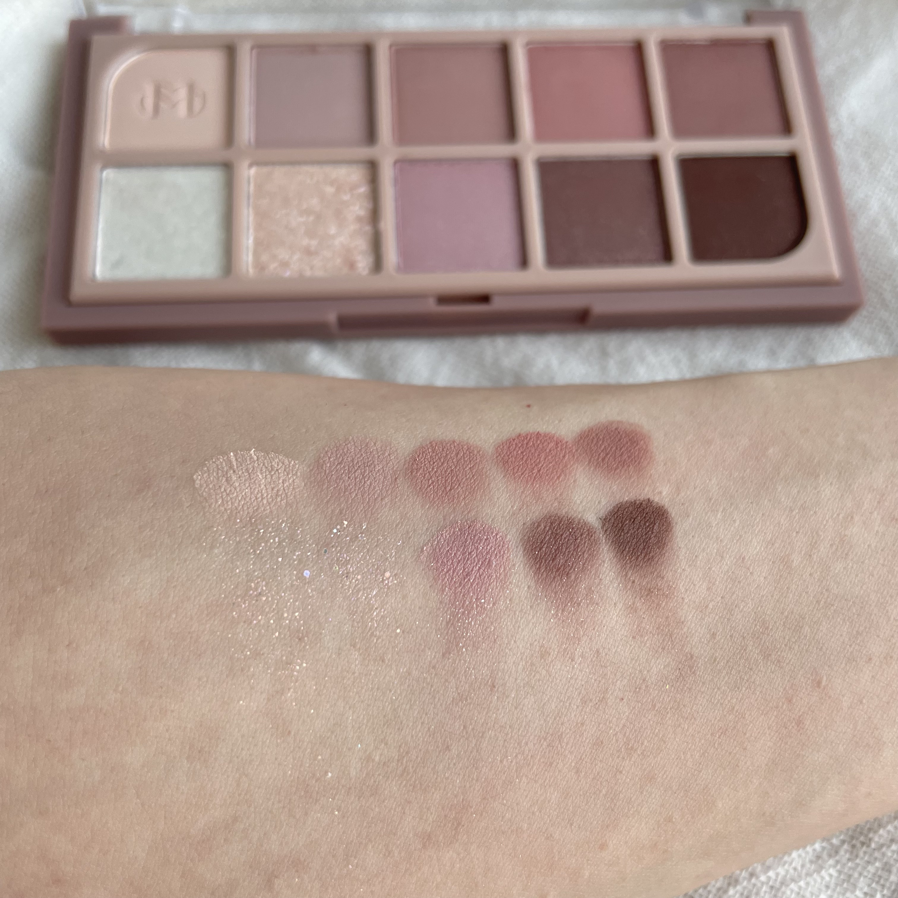 MDショールモーメント アイシャドウパレット/mude/アイシャドウパレットを使ったクチコミ（3枚目）