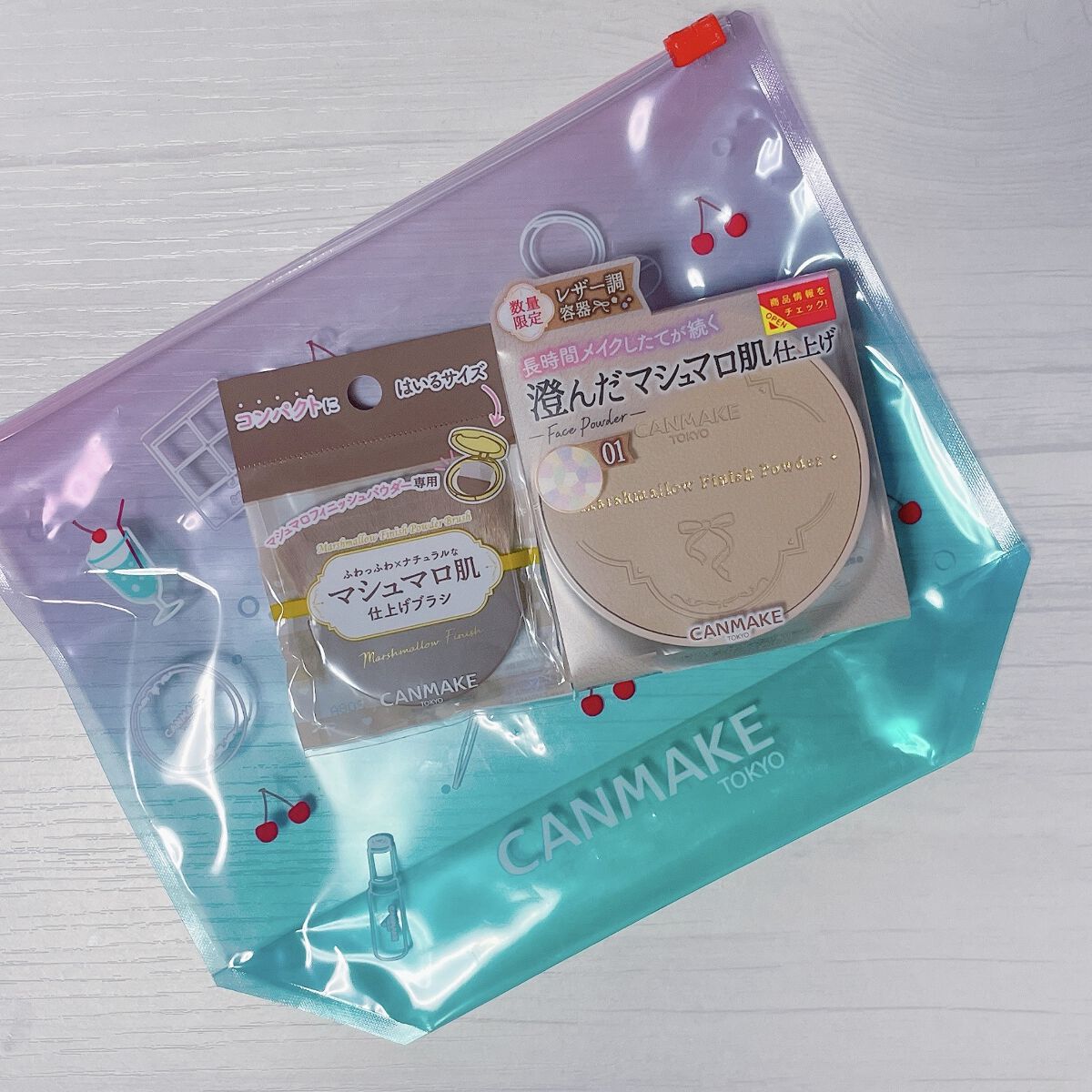 マシュマロフィニッシュパウダー　～Abloom～/キャンメイク/プレストパウダーを使ったクチコミ（1枚目）