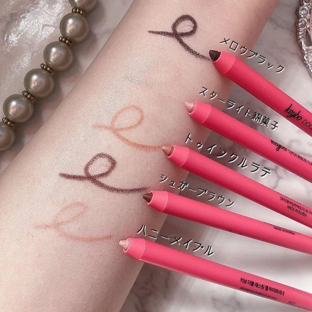 ダブルラスティングジェルライナー/keybo/ジェルアイライナーを使ったクチコミ(3枚目)