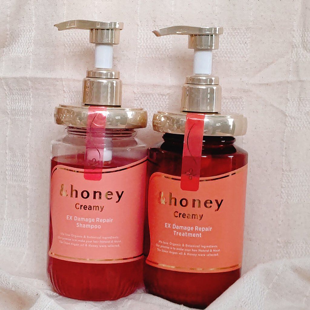 Creamy EXダメージリペアシャンプー1.0/ヘアトリートメント2.0/&honey/市販シャンプーを使ったクチコミ（2枚目）