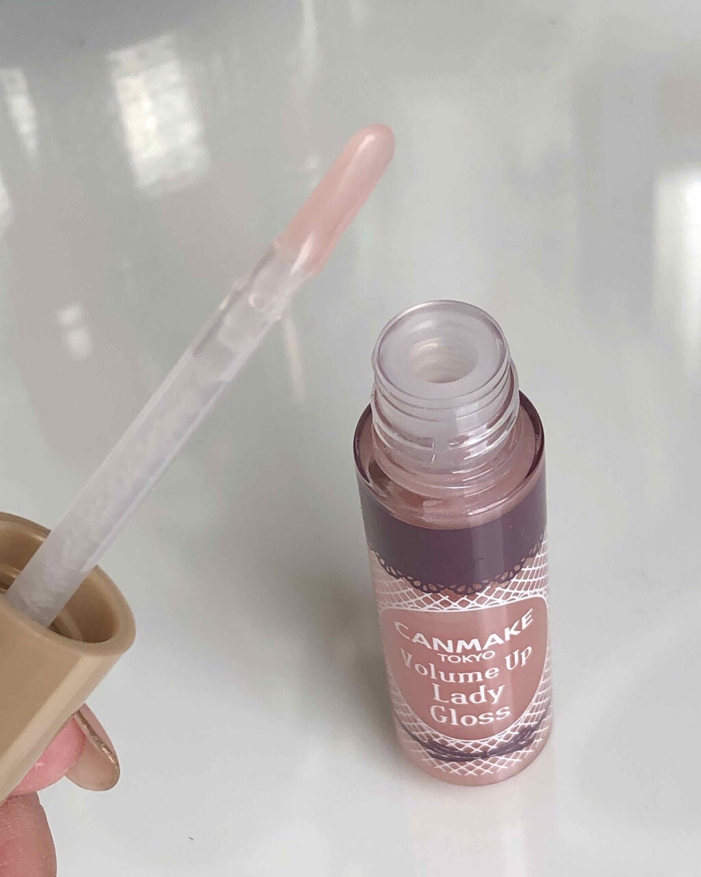 ボリュームアップレディグロス/キャンメイク/リップグロスを使ったクチコミ(2枚目)