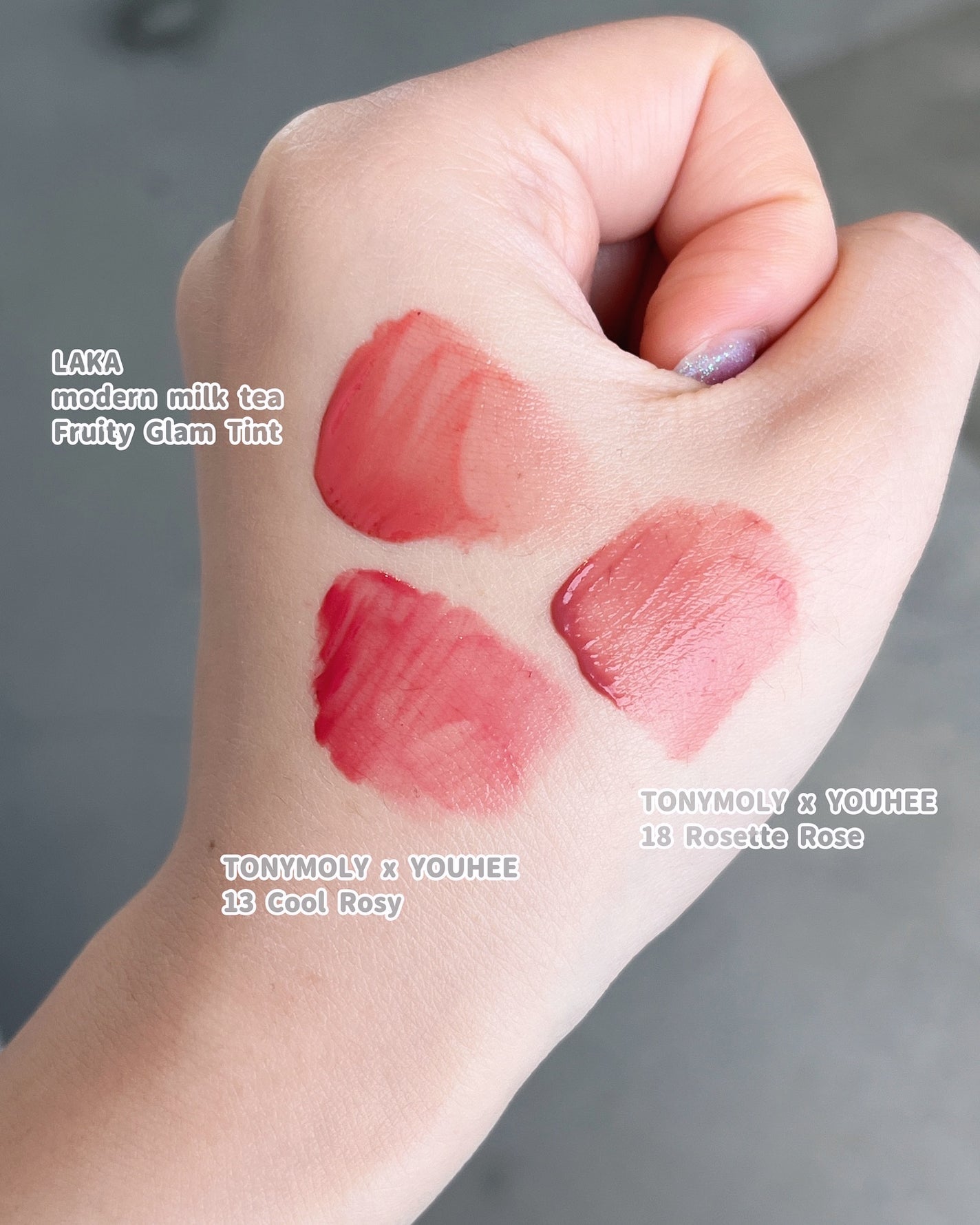 フルーティーグラムティント/Laka/リップティントを使ったクチコミ(3枚目)