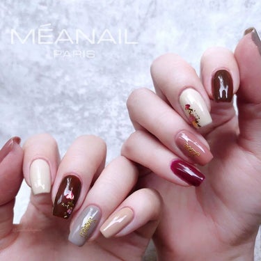 フライングすぎるバレンタイン💝-GelNail-
MéanailParisのチョコレートセットをAll2度塗りで自爪カラチャ兼マルチカラーネイルにしたところ、あわてん坊過ぎるバレンタインネイルになりまし