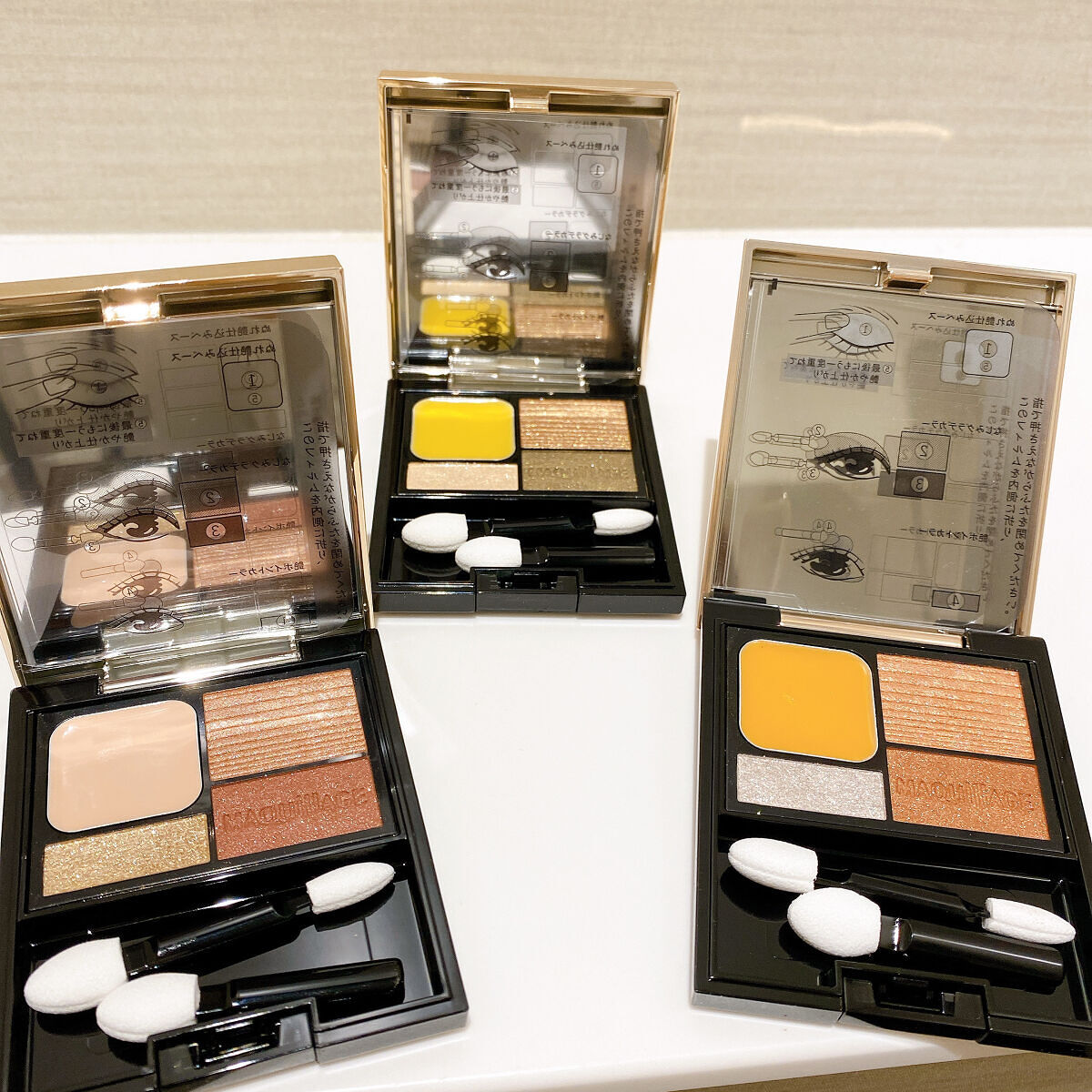 ドラマティックスタイリングアイズD OR311 オランジェット/マキアージュ/アイシャドウパレットを使ったクチコミ（1枚目）