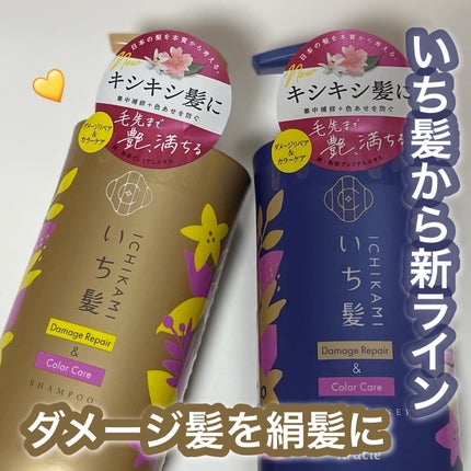 ダメージリペア&カラーケア シャンプー/コンディショナー/いち髪/市販シャンプーを使ったクチコミ(1枚目)