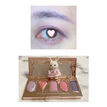 ストロベリーロココ アイシャドウパレット/FlowerKnows/アイシャドウパレットを使ったクチコミ(2枚目)