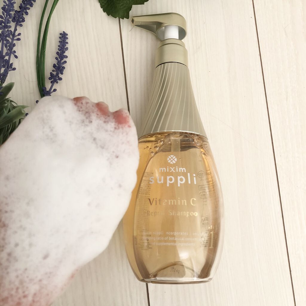 ビタミン リペアシャンプー／コラーゲン リペアヘアトリートメント/mixim suppli/市販シャンプーを使ったクチコミ（3枚目）
