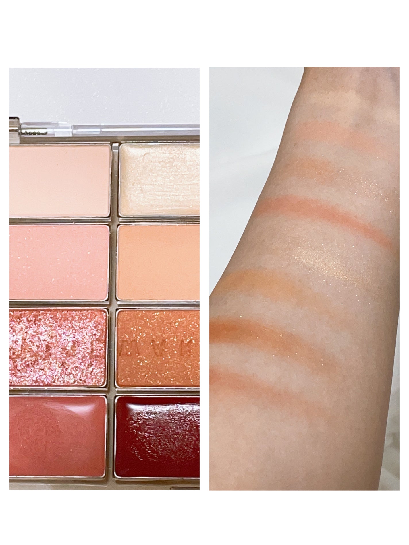 ソフトブラーリングアイパレット/wakemake/アイシャドウパレットを使ったクチコミ(3枚目)